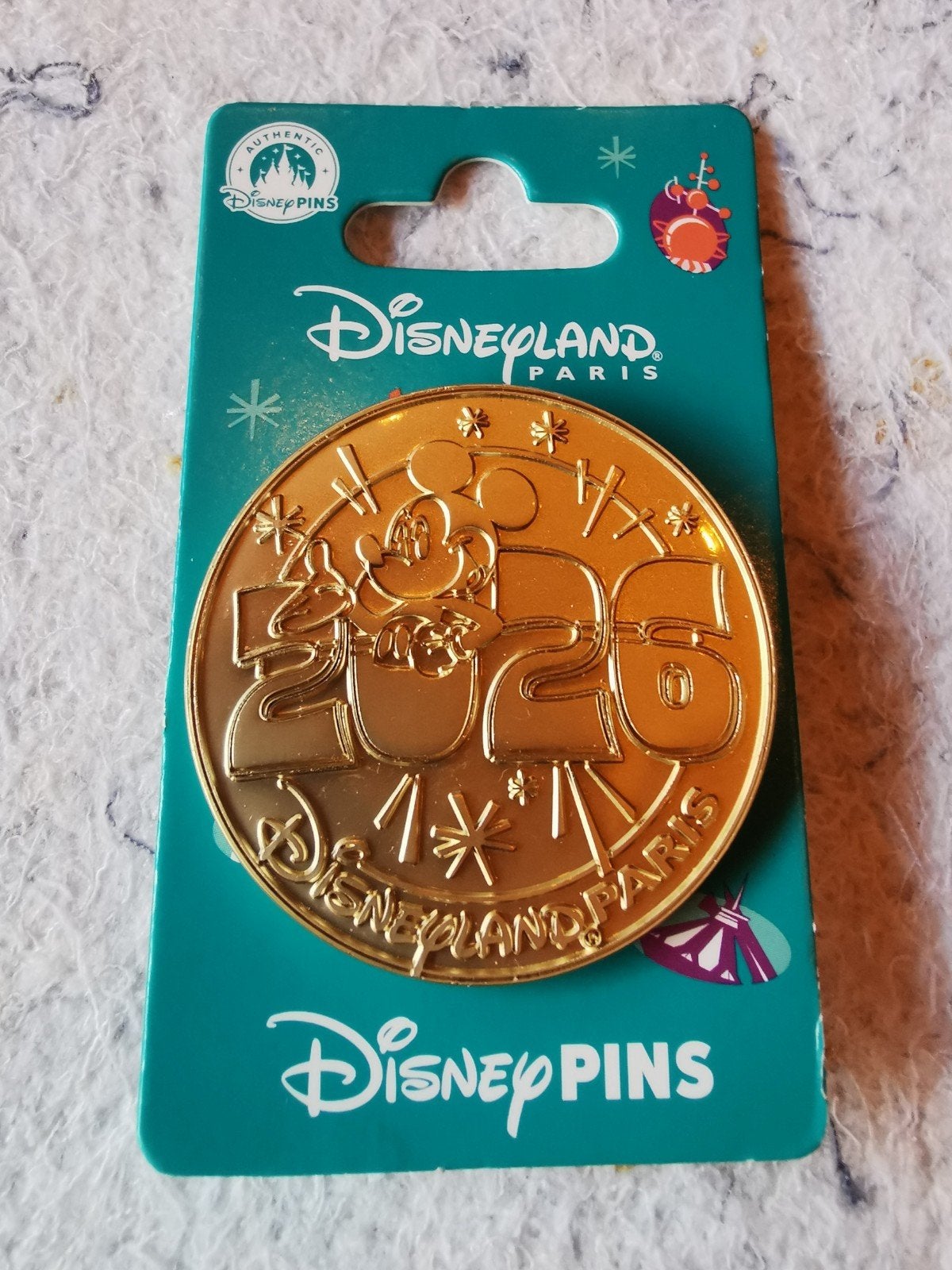 Disneyland Paris pin 2026 Munt., Verzamelen, Ophalen of Verzenden, Overige figuren, Nieuw
