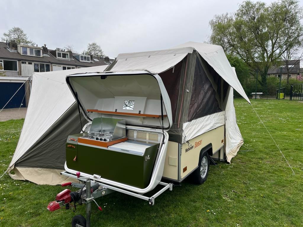 Unieke Holtkamper Spacer Expedition vouwwagen, Caravans en Kamperen, Vouwwagens, Ophalen, Meerkleurig, Aanwezig, Holtkamper