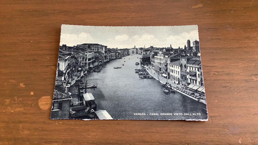 Italie.   Venezia-Canal Grande Visto Dall’Alto, Verzamelen, Ansichtkaarten | Buitenland, Ophalen of Verzenden, Italië