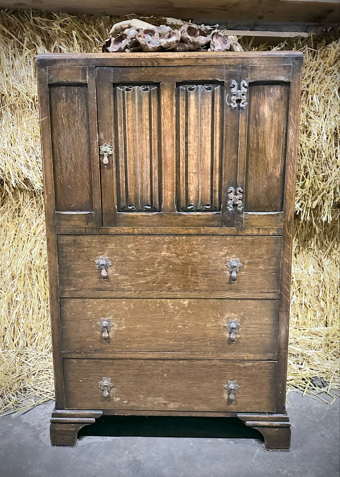*Vintage houten kastje met lades - Grootmoeders tijd, Ophalen