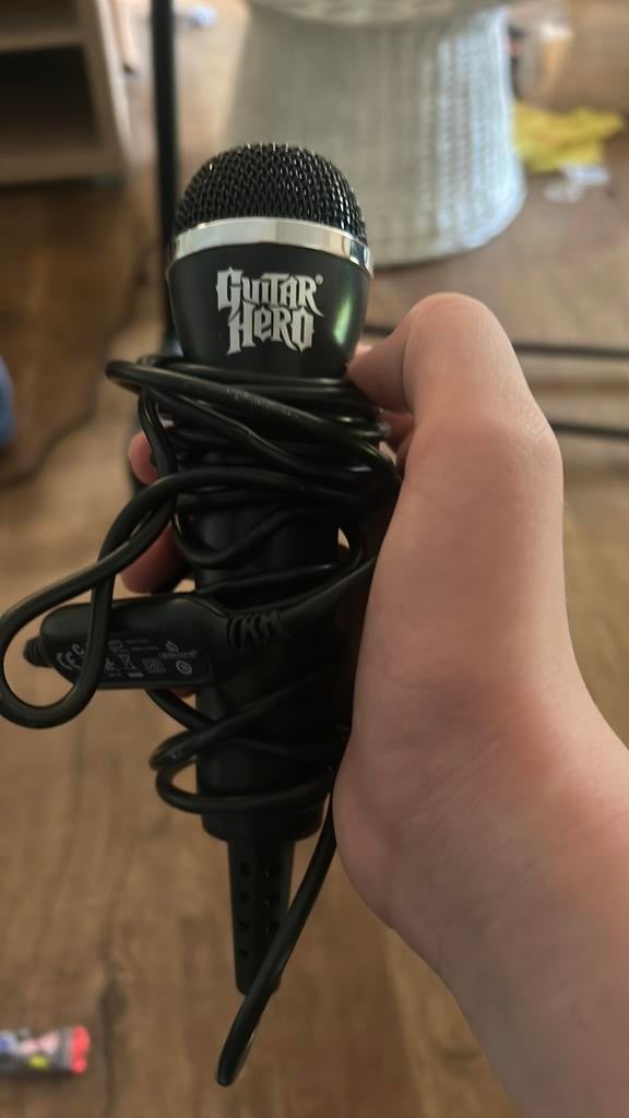 Guitar hero microfoon, Ophalen of Verzenden, Zo goed als nieuw, Studiomicrofoon