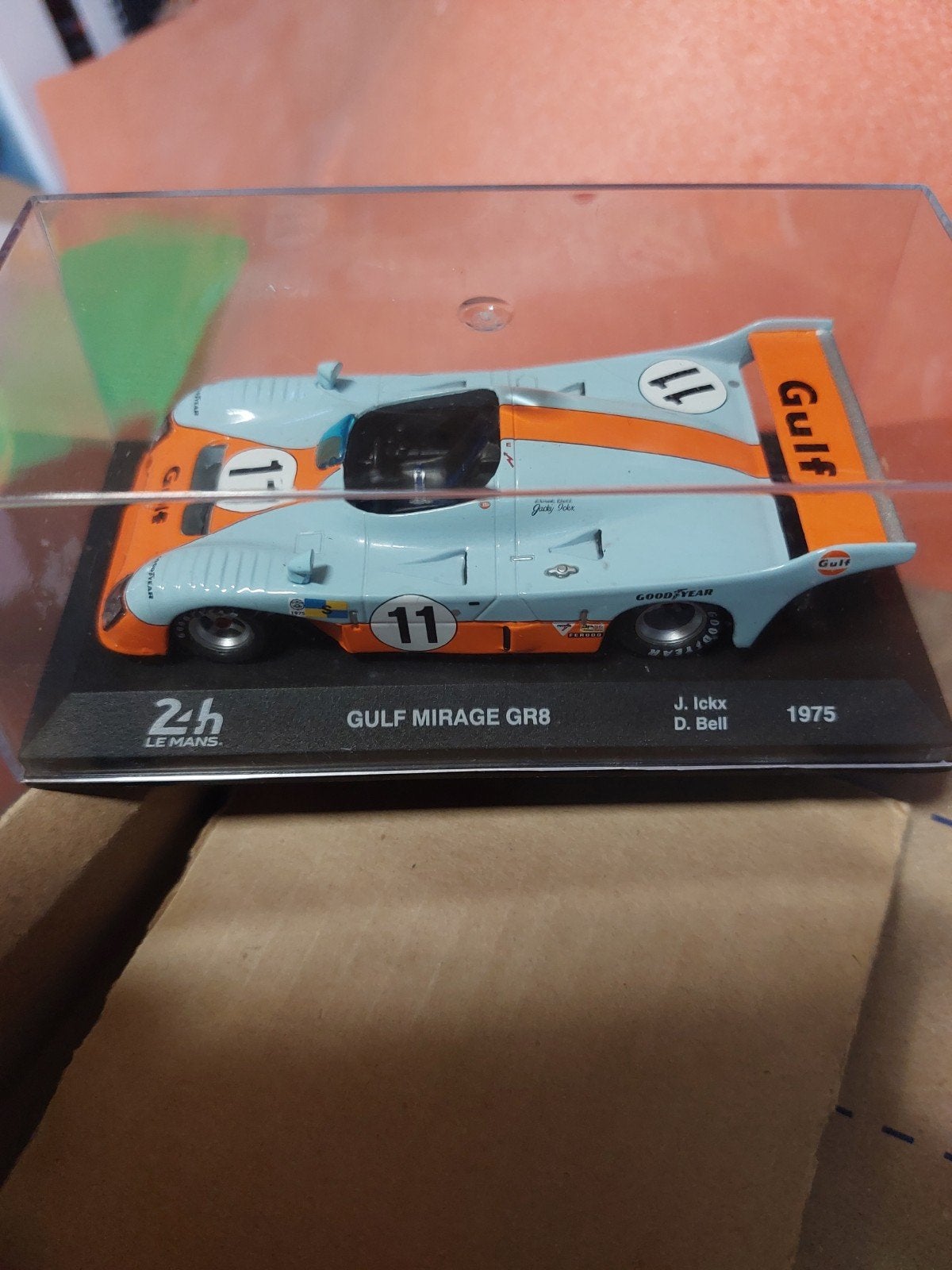 Gulf Mirage GR8 Le Mans 1975 Modelauto, Ophalen of Verzenden