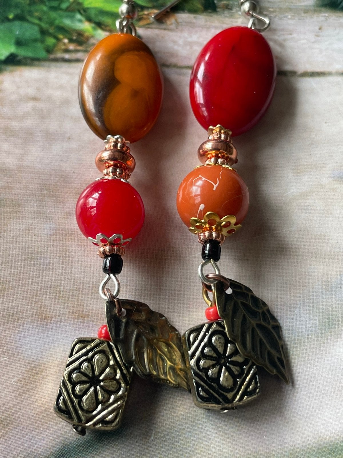 Warm oranje-rode lange hangers, Ophalen of Verzenden, Nieuw, Oranje, Overige materialen