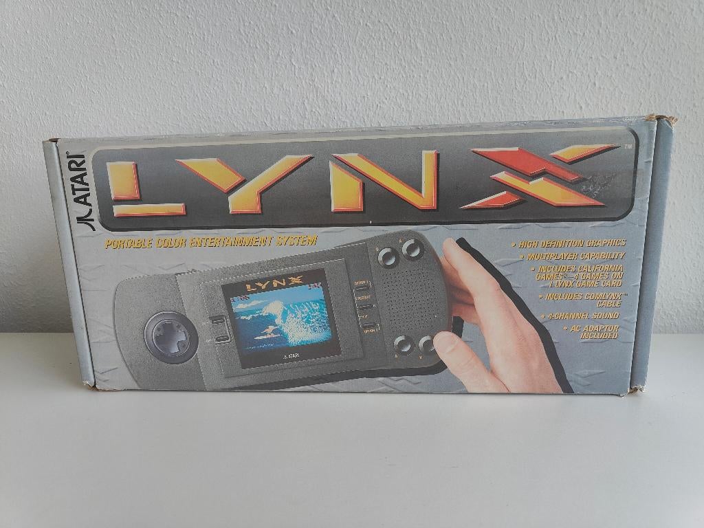 1st Gen Atari Lynx Boxed Handheld zoals Gameboy, Spelcomputers en Games, Spelcomputers | Atari, Gebruikt, Atari, Ophalen of Verzenden
