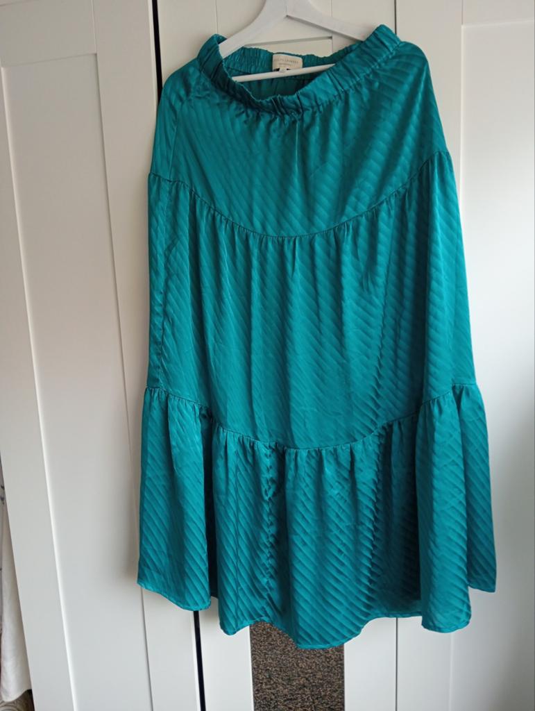 Lollys Laundry Groene Midi Rok Maat S, Kleding | Dames, Ophalen of Verzenden, Zo goed als nieuw, Maat 36 (S), Lollys Laundry