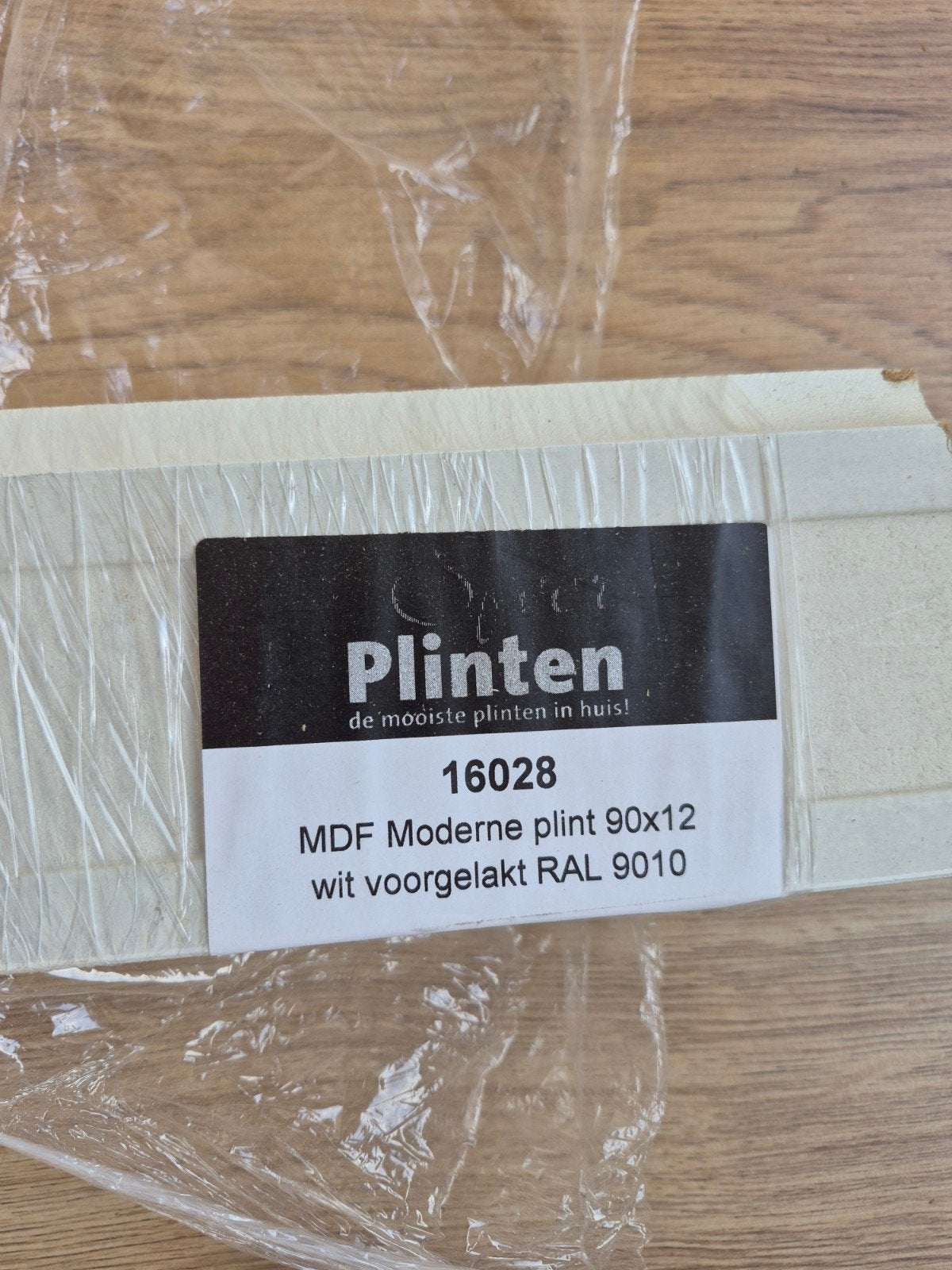MDF hoge plinten 90x12 RAL 9010 - nieuw, Ophalen, Nieuw, Mdf, 200 tot 250 cm