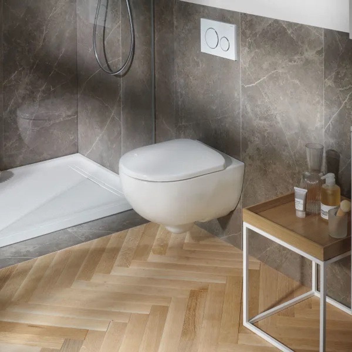 Geberit WC Set compleet met Geberit UP320 inbouwreservoir, Ophalen of Verzenden, Nieuw, Toilet