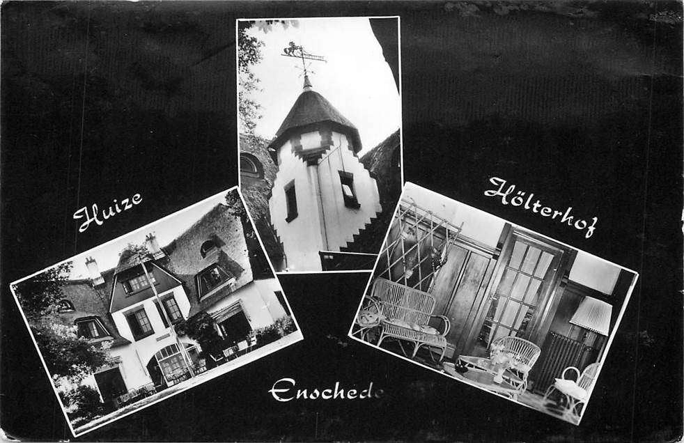 304-261-021 Enschede Huize Hölterhof, Verzamelen, Verzenden, Voor 1920, Overijssel