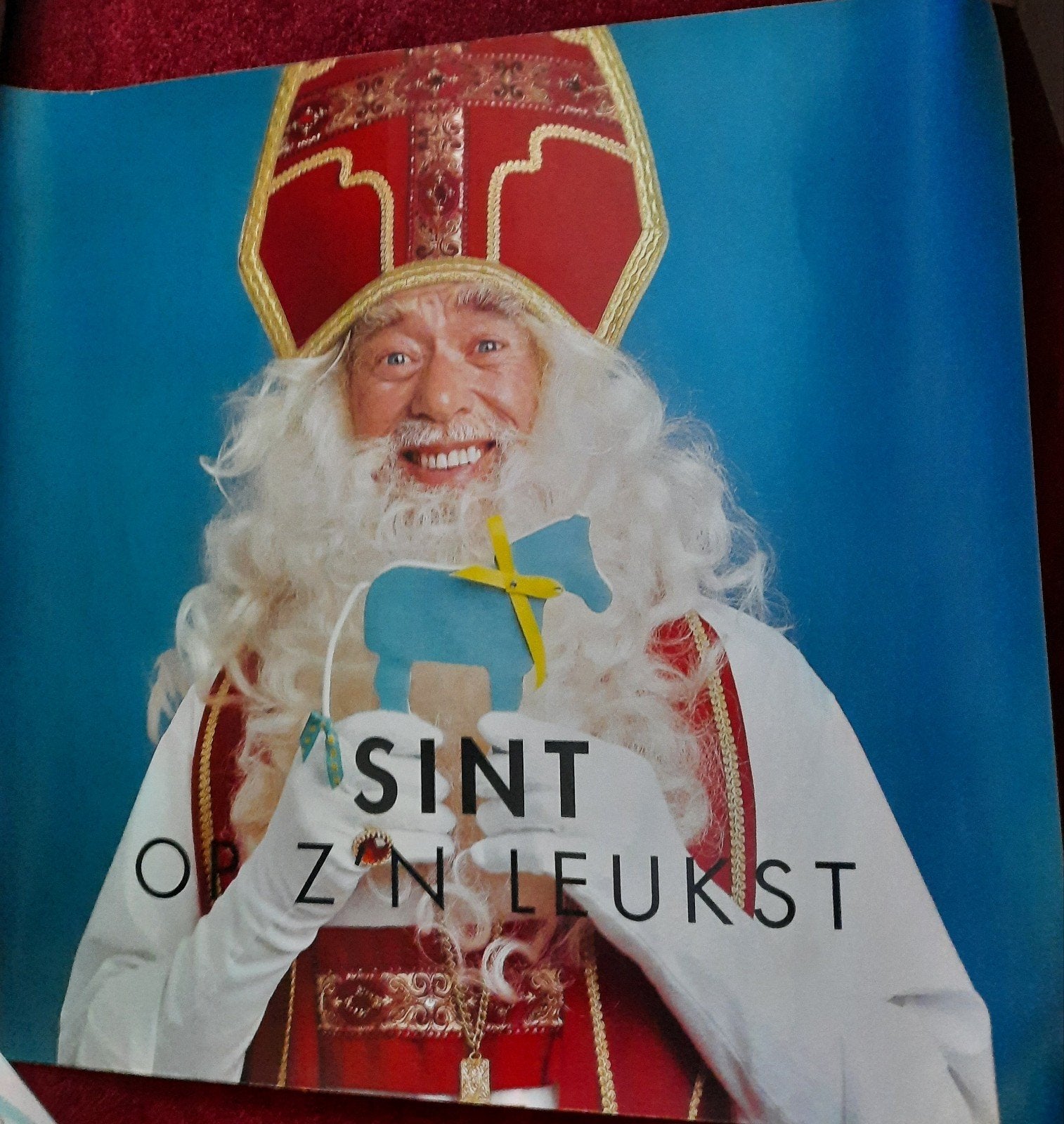 Sinterklaas - Grote foto - heel dik fotopapier/Karton, Ophalen of Verzenden