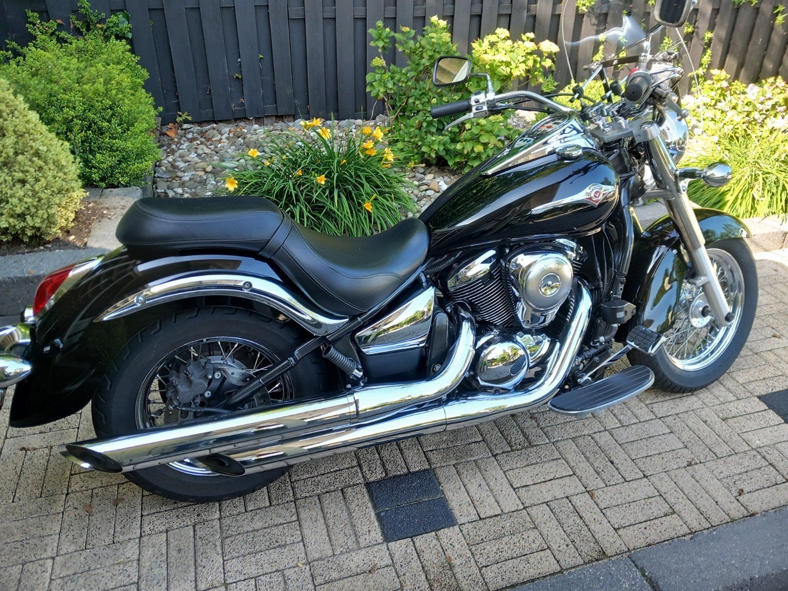 Kawasaki vn 900 classic 12500 klm in zeer mooie staat, Motoren, Particulier, Chopper
