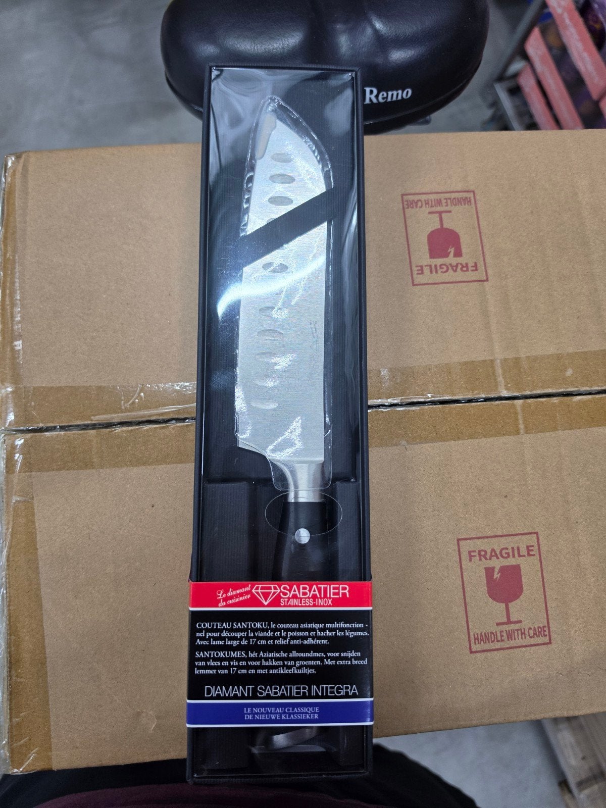Diamant Sabatier Integra Santoku mes - Nieuw in verpakking, Overige typen, Ophalen of Verzenden, Metaal, Overige merken