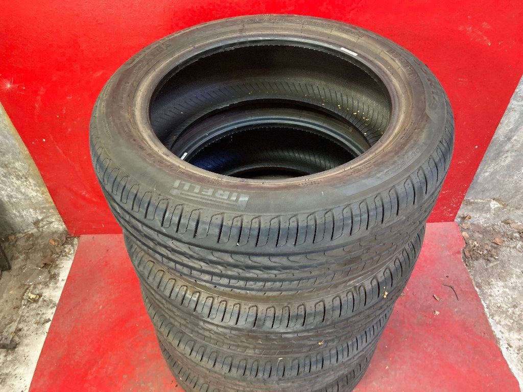 4x 205/55R17 Pirelli gebruikte banden, Auto-onderdelen, Gebruikt, ., 17 inch, .