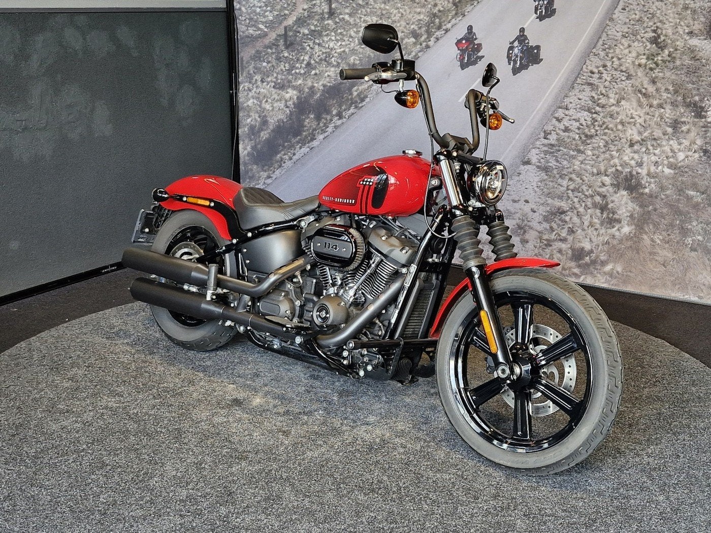 Harley-Davidson FXBBS STREET BOB 114 (bj 2023), Laan van Vredenoord 33
2289 DA  RIJSWIJK, NL, Bedrijf, Overig, Sales@harleydavidsonrotterdam.nl