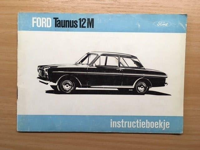 Ford Taunus 12M Instructieboekje - Origineel     1966    NL, Ophalen of Verzenden