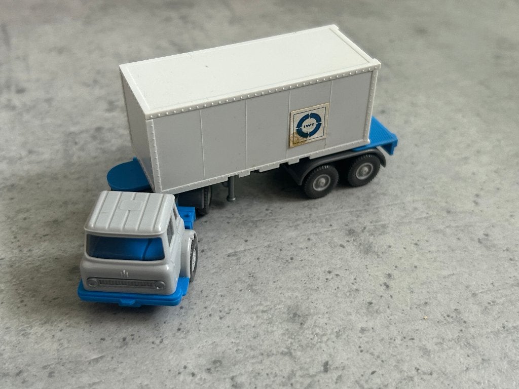 Wiking 1:87 Harvester IWT Container, Ophalen of Verzenden, Zo goed als nieuw, Bus of Vrachtwagen, Wiking