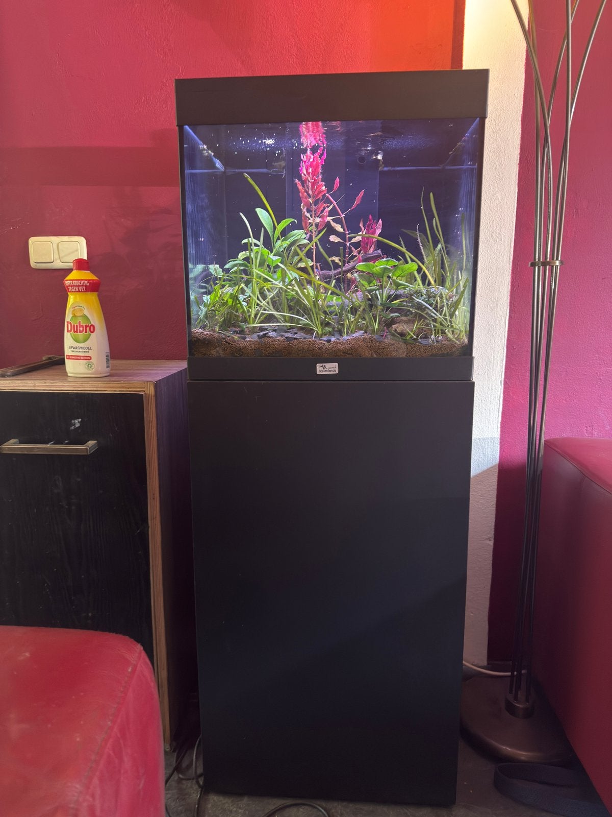 AQUATLANTIS AQUA TOWER SET 163 LED PRO (50x50x65), Aquatlantis, Zo goed als nieuw, Leeg aquarium, Ophalen