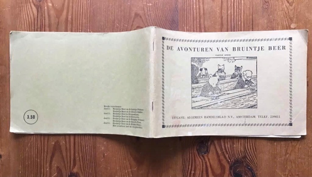 De avonturen van Bruintje Beer door Mary Tourtel., Boeken, Eén stripboek, Ophalen of Verzenden, Gelezen