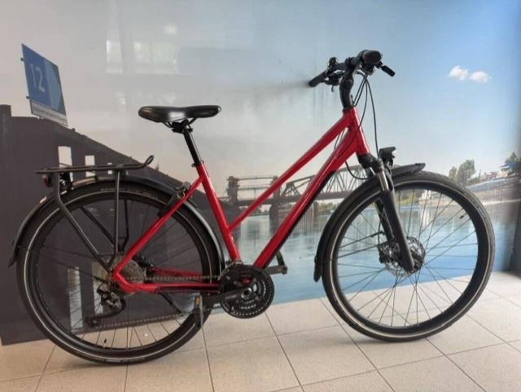 Kalkhoff ENDEAVOUR 30 28TR M50 F RED 30 versn., Gebruikt, Ophalen, Overige merken, 50 tot 53 cm