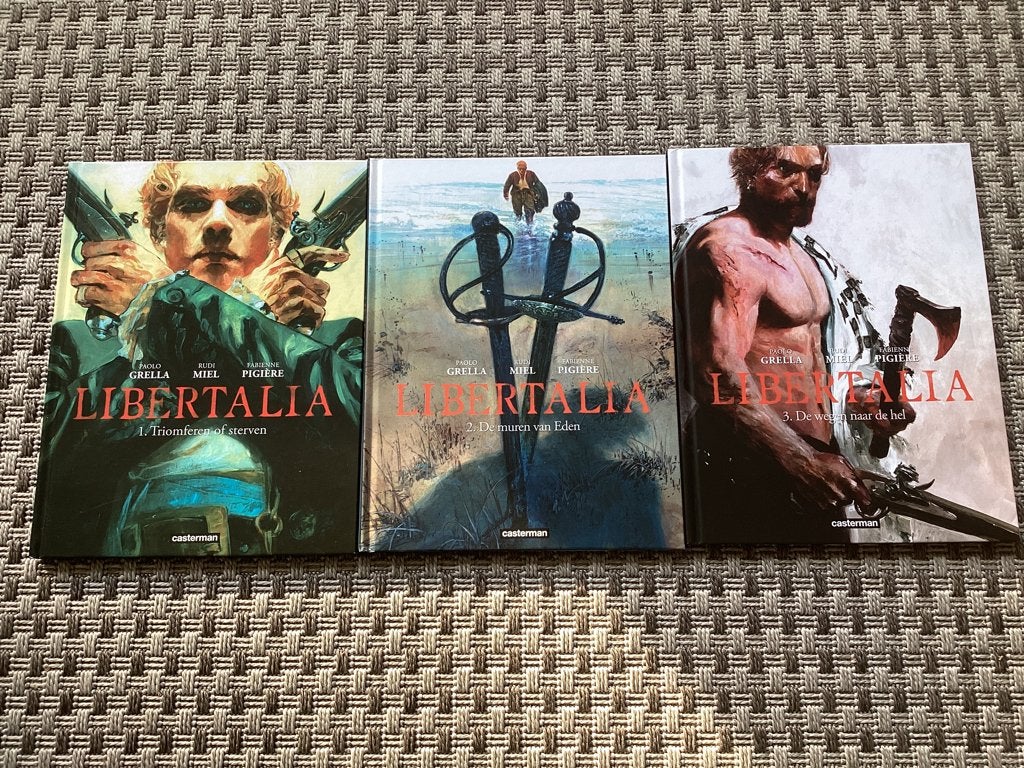 Libertalia 1 t/m 3 (HC, complete reeks), Complete serie of reeks, Ophalen of Verzenden, Zo goed als nieuw