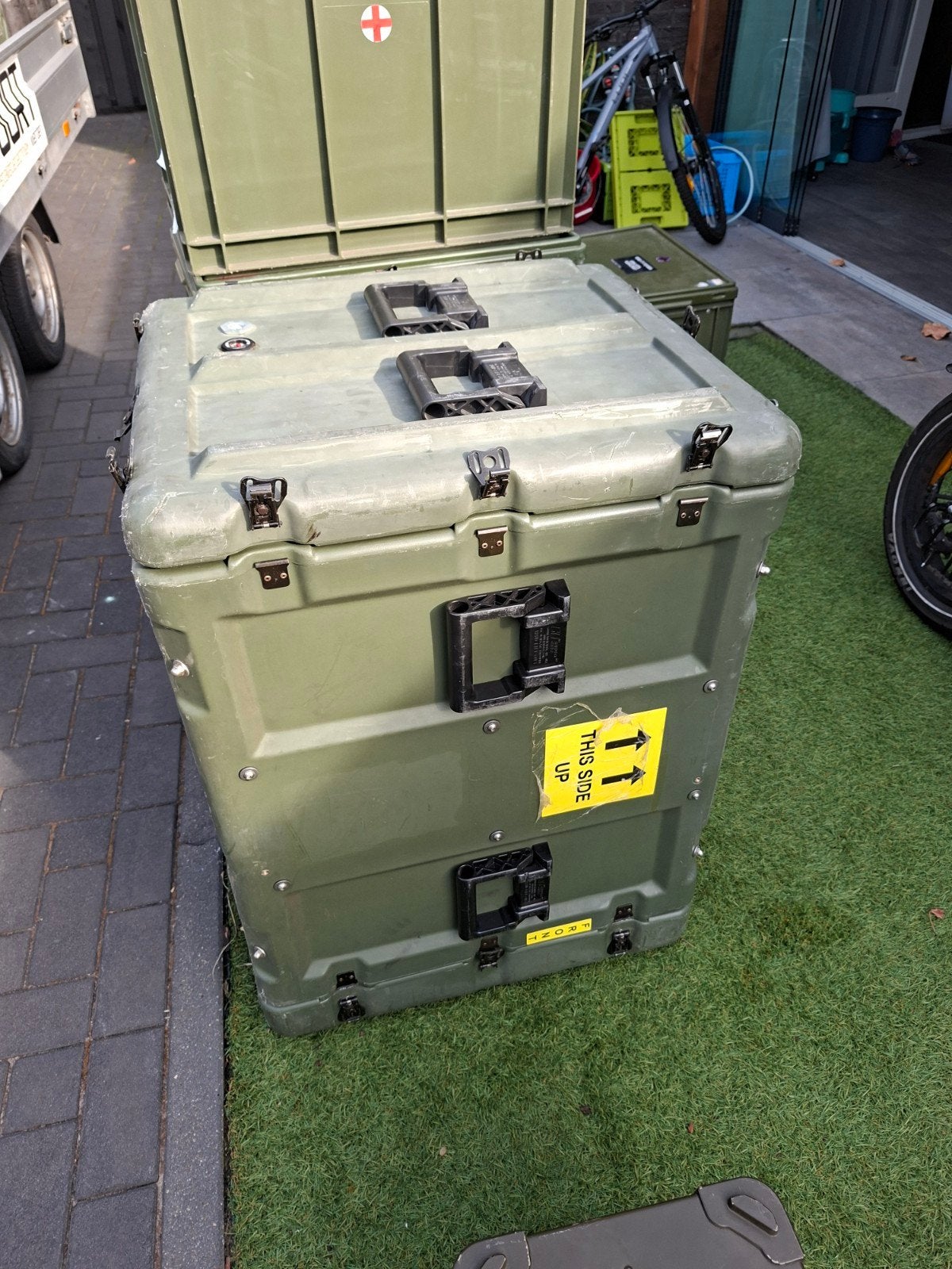 Robuuste transportkist Nederlands leger - H62 B90 D55, Verzamelen, Militaria | Algemeen, Ophalen of Verzenden, Landmacht, Nederland