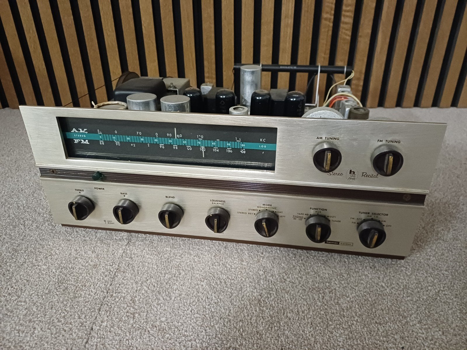 Harman Kardon TA 224 Vintage Stereo Receiver/Versterker, Ophalen of Verzenden, Gebruikt, Overige merken