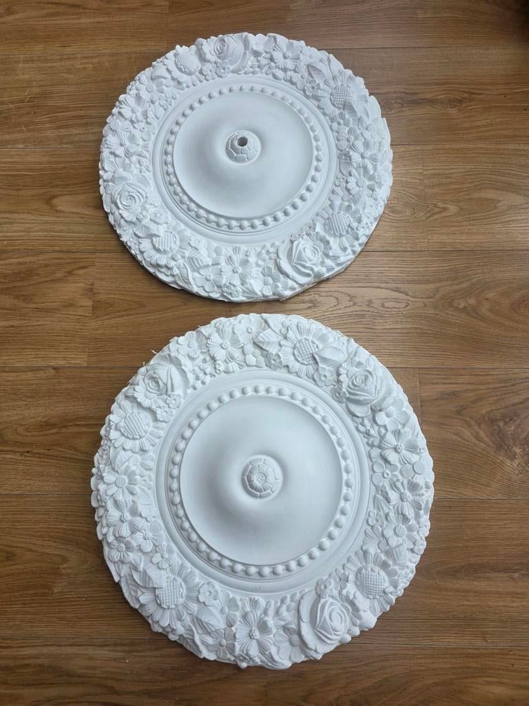 Rozet voor plafond / ornament, Ophalen, Gebruikt