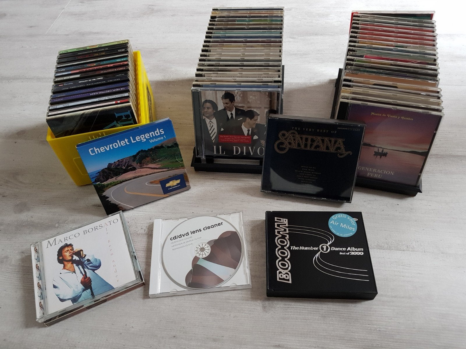 CD COLLECTIE + Rekjes Kunststof 57 CD's, CD'S diverse Pop, Ophalen of Verzenden, Gebruikt, Pop