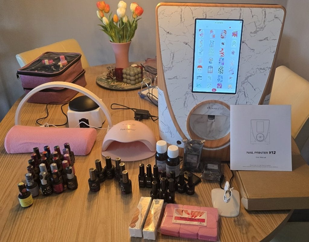 Complete Nagelstudio Starterset O2NailsV12 Zo goed als nieuw, Sieraden, Tassen en Uiterlijk, Uiterlijk | Cosmetica en Make-up