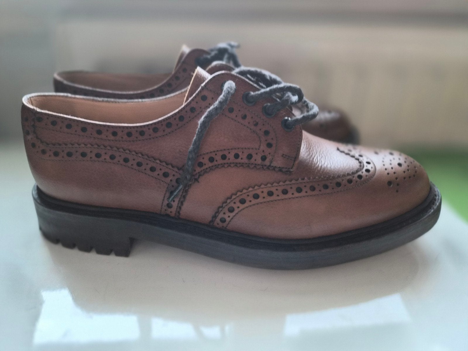 Church's McPherson Brogues - Bruin Leer, Bruin, Ophalen of Verzenden, Zo goed als nieuw, Church's