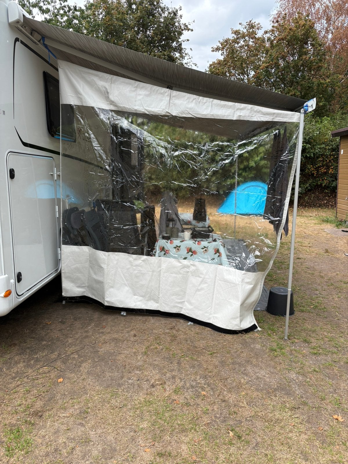2 Universele zijwanden camper / caravan luifel, Caravans en Kamperen, Ophalen of Verzenden, Gebruikt
