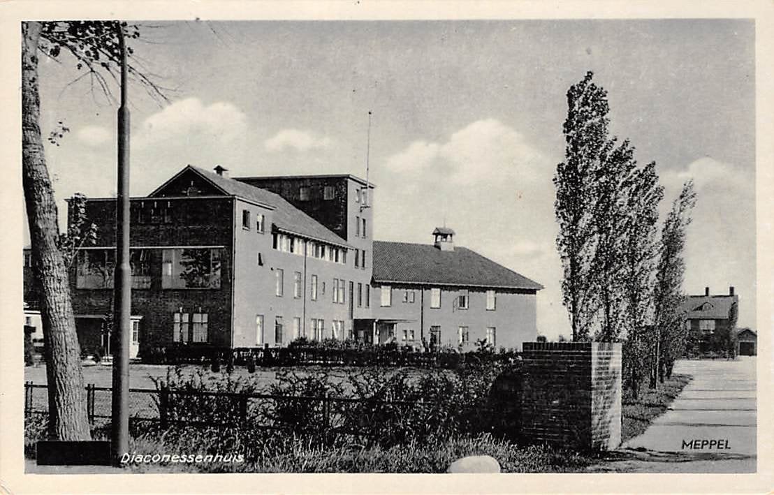 Meppel Diaconessenhuis, Ophalen of Verzenden, 1920 tot 1940, Gelopen, Drenthe