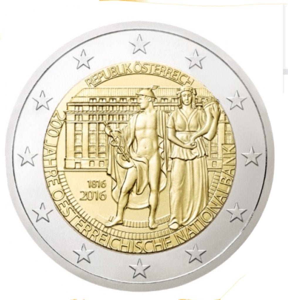 Euromunten, Postzegels en Munten, Ophalen of Verzenden, Oostenrijk, 2 euro, Losse munt
