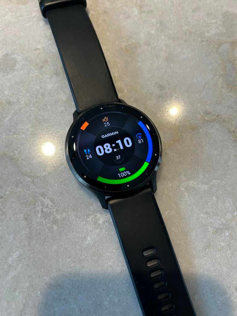 Garmin Venu 3 Smartwatch - Zwart, Nieuwstaat, Afstand, Zwart, Ophalen of Verzenden, Zo goed als nieuw