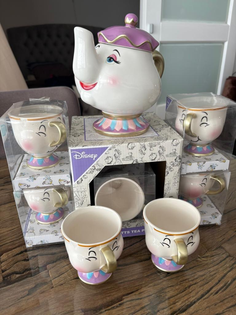 Primark Disney Beauty and the Beast Mrs Potts & Chip set, Antiek en Kunst, Ophalen