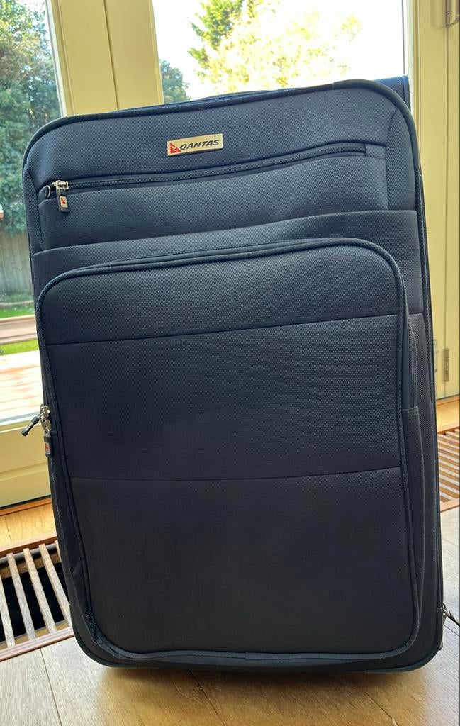 Qantas Internationale Koffer - Donkerblauw, Ophalen, Overige materialen, Gebruikt, 45 tot 55 cm