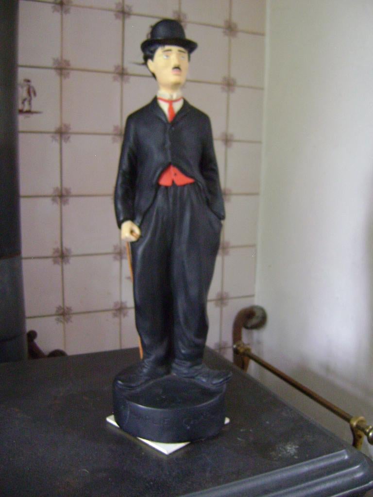 beeld Charlie Chaplin - zeer herkenbaar, Ophalen of Verzenden, Zo goed als nieuw, Mens