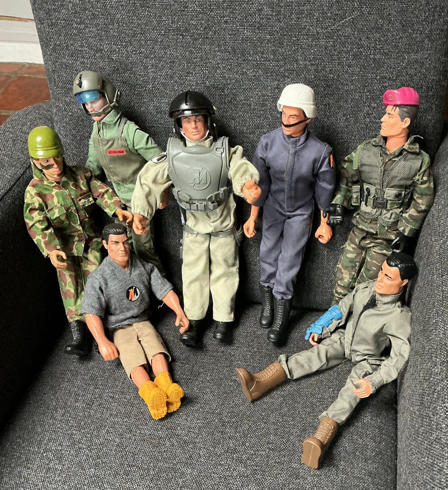 Action Man poppen ,kleding en veel accesoires, Ophalen, Gebruikt