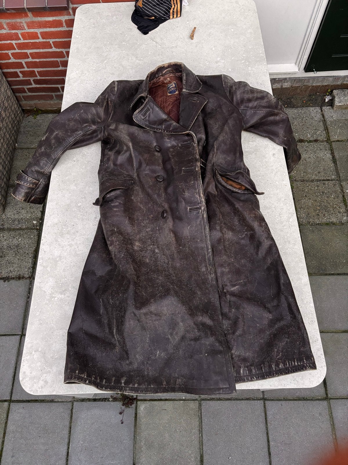 Vintage Solex Jas Jaren '50 -, Ophalen, Gedragen