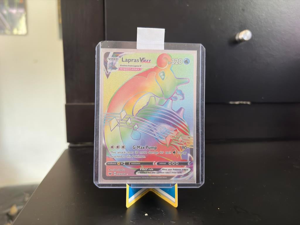 lapras vmax (203/202 special) shining fates, Ophalen of Verzenden, Zo goed als nieuw
