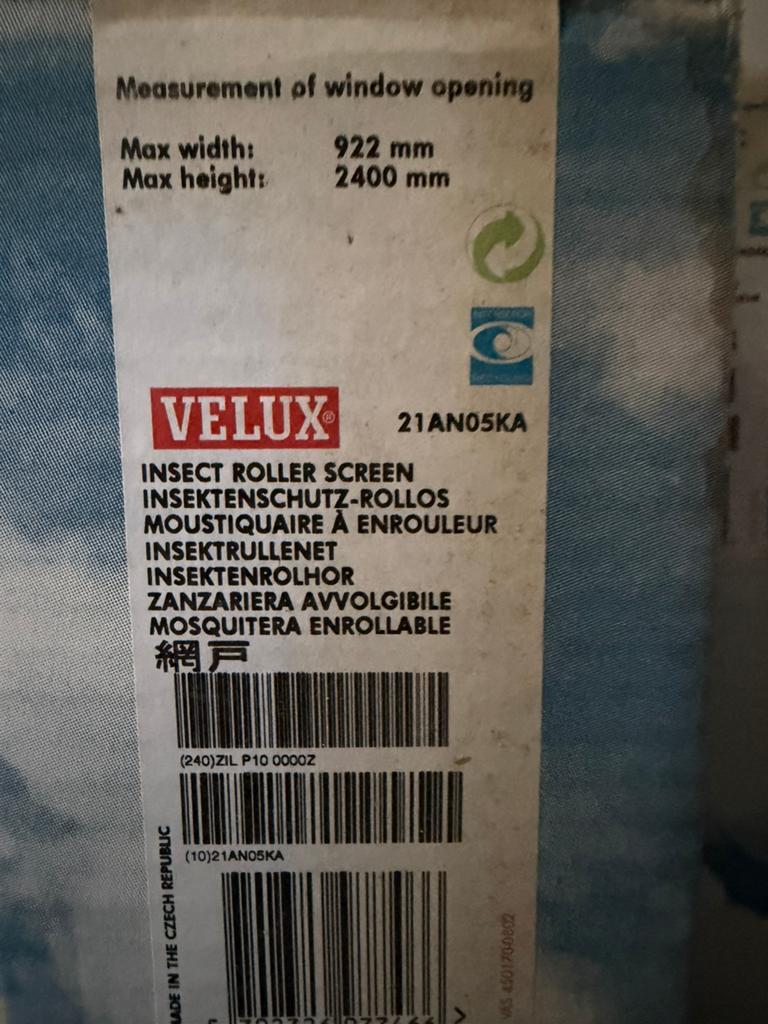 Velux horren nieuw, 80 tot 120 cm, Nieuw, Ophalen of Verzenden, 120 tot 160 cm