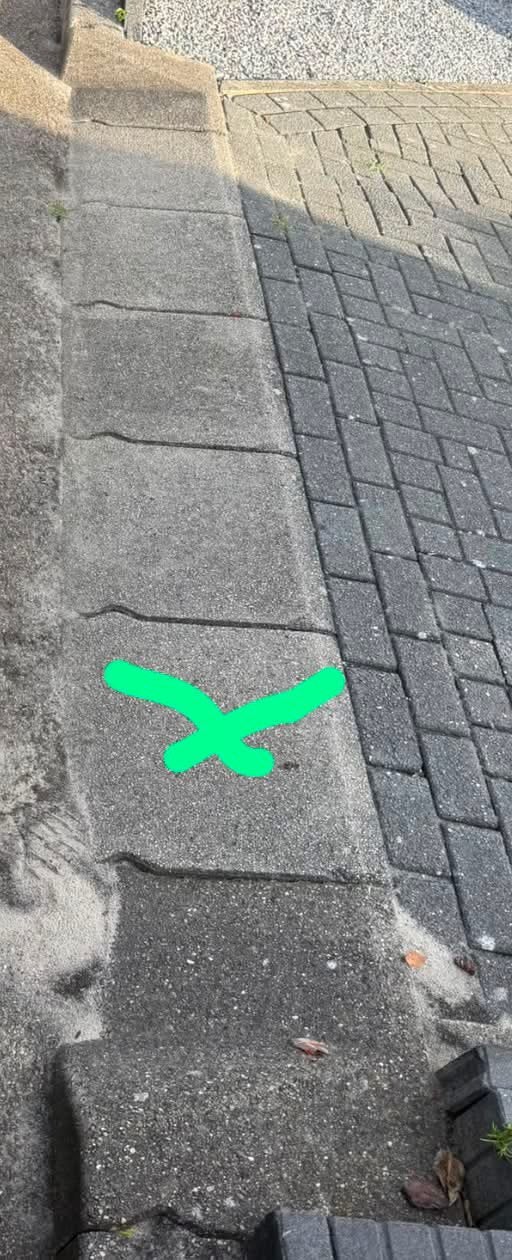 Gezocht 1 inrit Tegel, Tuin en Terras, Ophalen of Verzenden, Zo goed als nieuw, Beton, Terrastegels