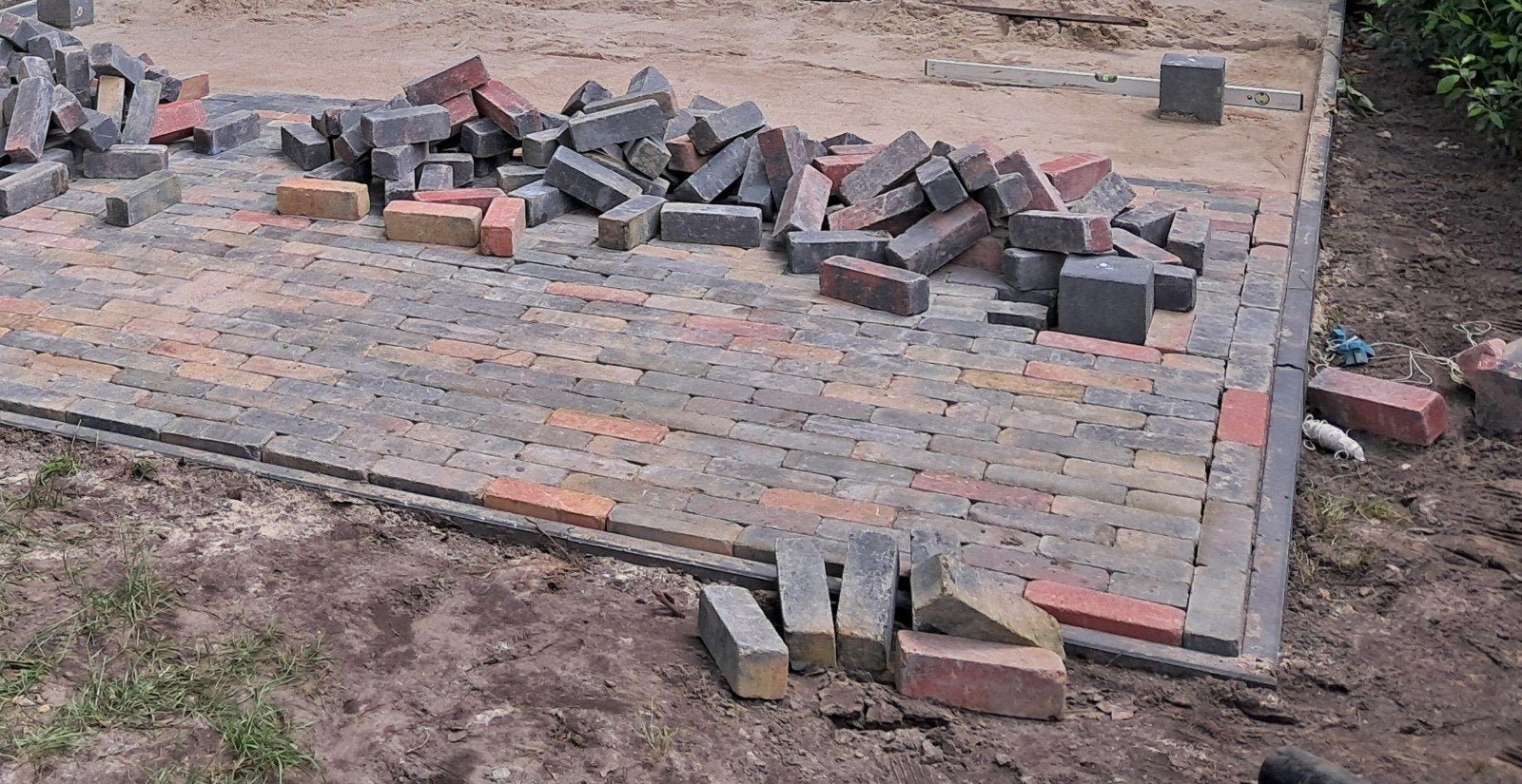 Beton klinkers 5,5m2, Tuin en Terras, Ophalen, Nieuw, Beton, Klinkers