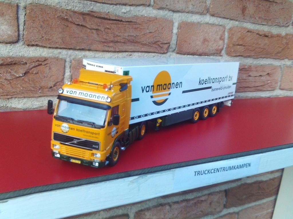 Tekno  Volvo  FH12  met  koeloplegger  van  van  Maanen., Hobby en Vrije tijd, Modelauto's | 1:50, Ophalen of Verzenden, Nieuw