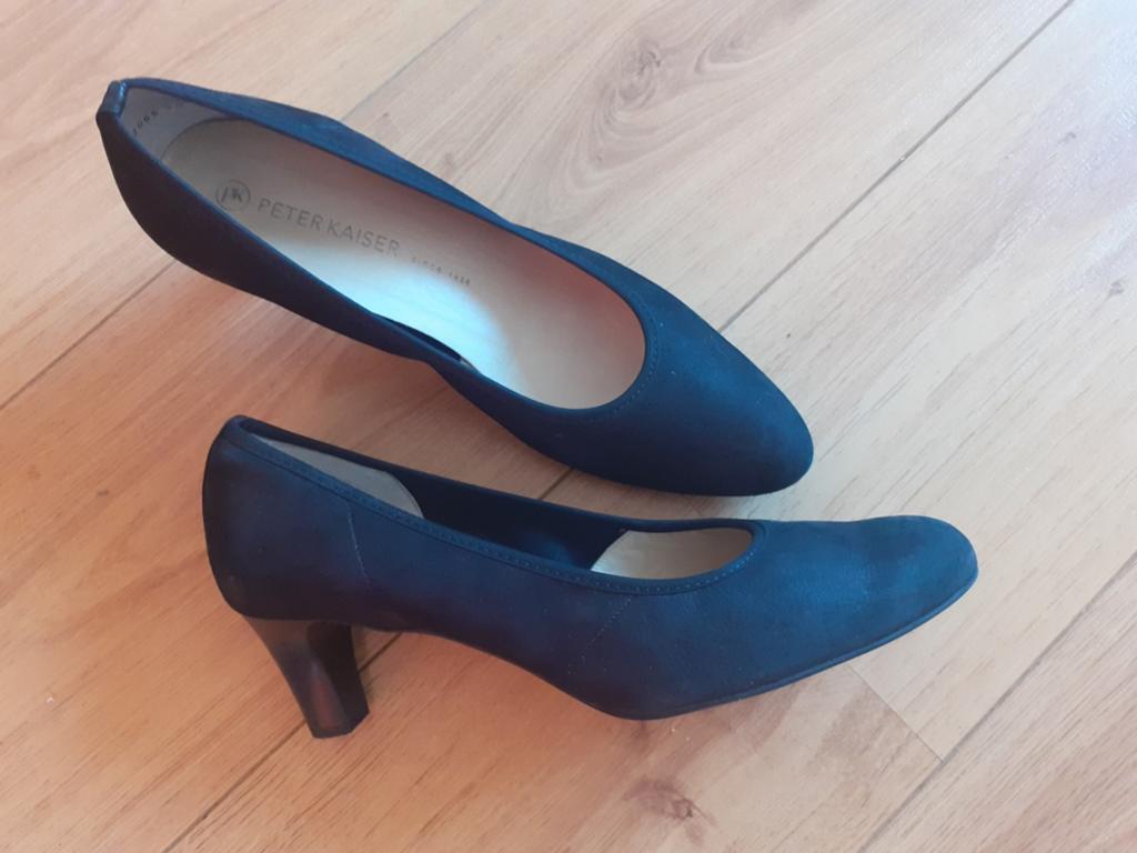 Peter Kaiser zwart leren pumps maat 42, Peter Kaiser, Pumps, Zwart, Ophalen of Verzenden