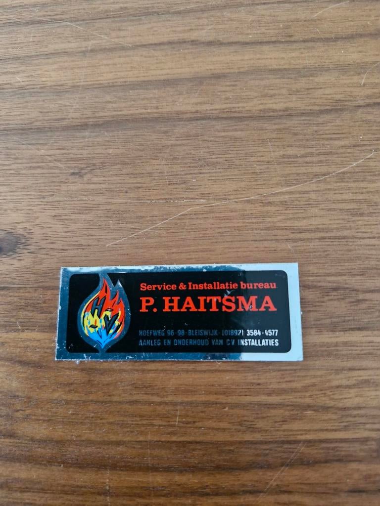 7242 Sticker Service&Installatie Bureau P.Haitsma Bleiswijk, Ophalen of Verzenden, Zo goed als nieuw