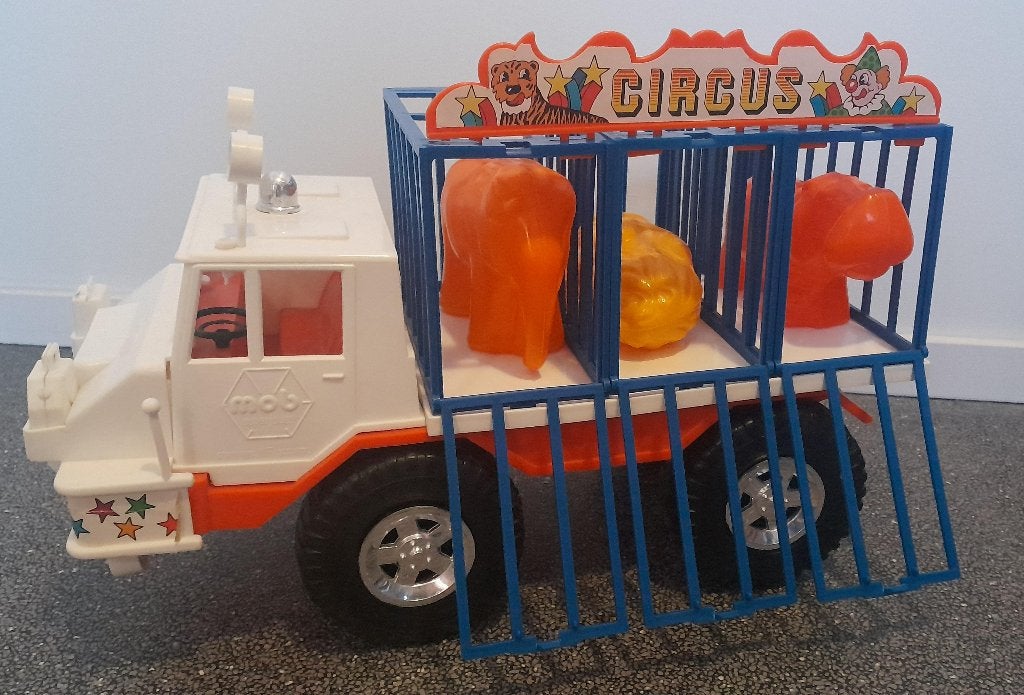 Retro speelgoed circuswagen, Antiek en Kunst, Antiek | Speelgoed, Ophalen