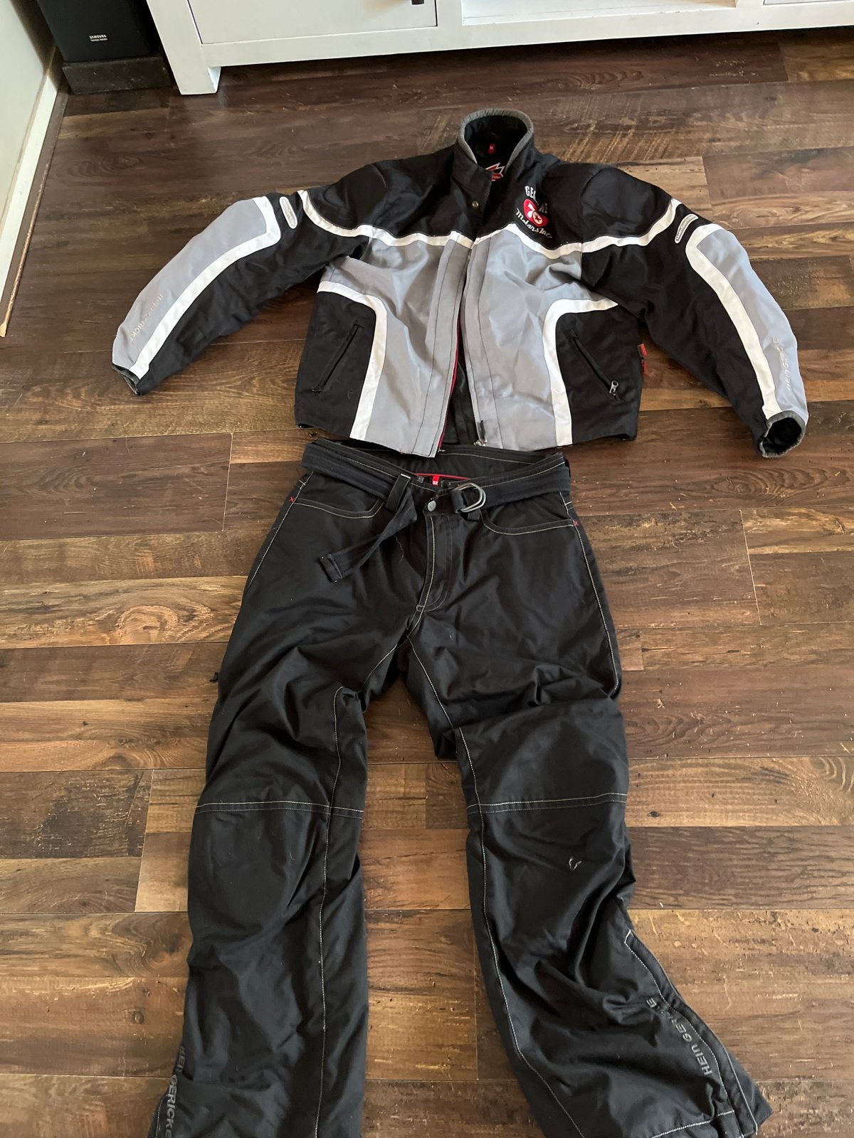 Hein Gericke Motors Inc. Motorpak (Jas, Broek, Handschoenen), Motoren, Ophalen, Tweedehands, Heren, Jas | textiel