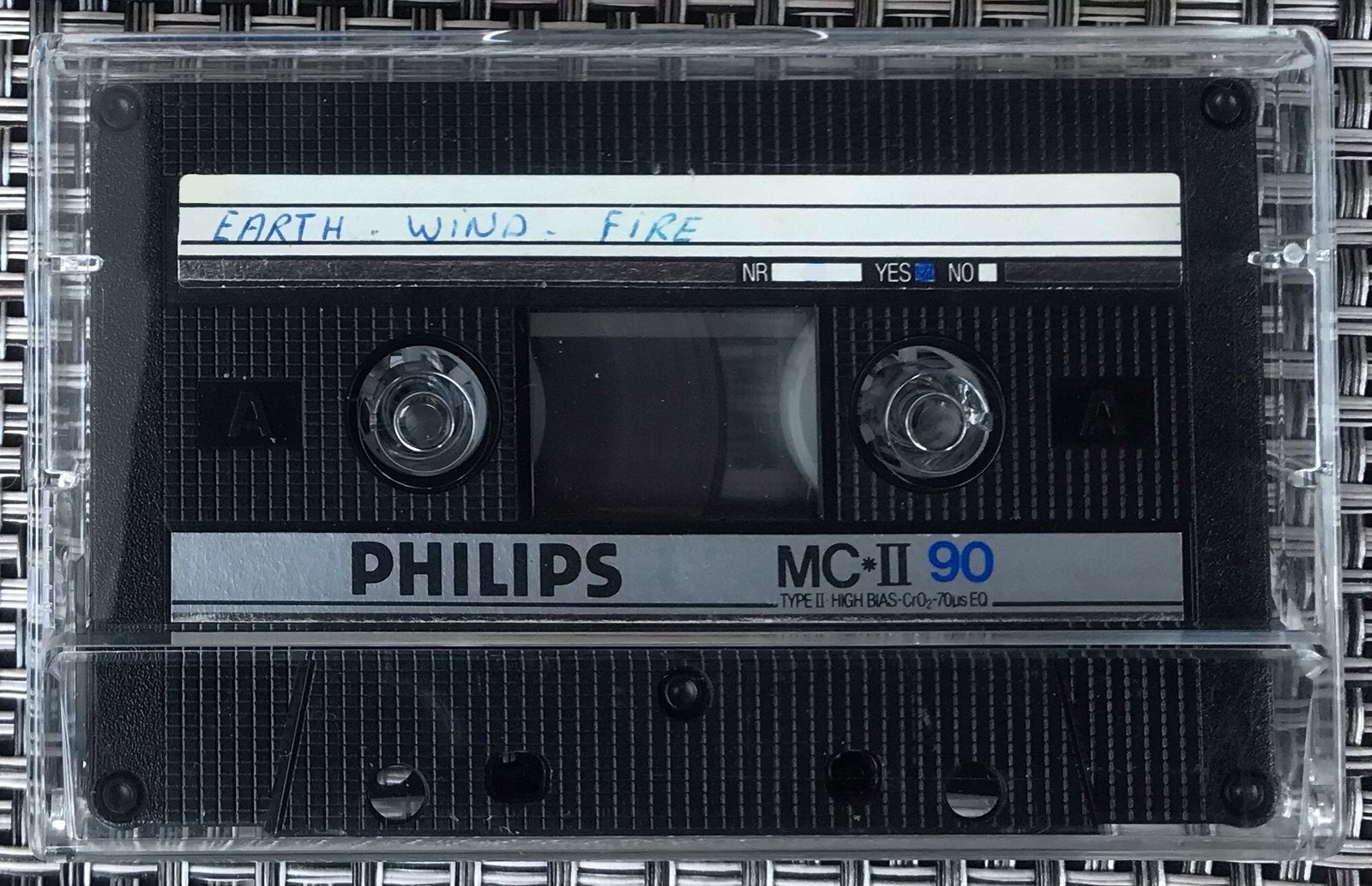 PHILIPS MC-II 90 Chromedioxide Cassette (zonder inlay !), Ophalen of Verzenden, Zo goed als nieuw, 1 bandje, Voorbespeeld