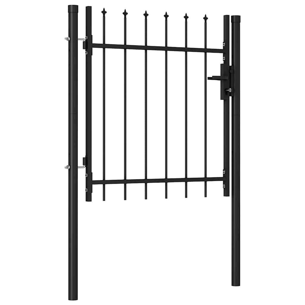 IJzeren tuinpoort hekje poort draaihek zwart GRATIS BEZORGD!, Verzenden, 100 tot 150 cm, Nieuw, Nvt