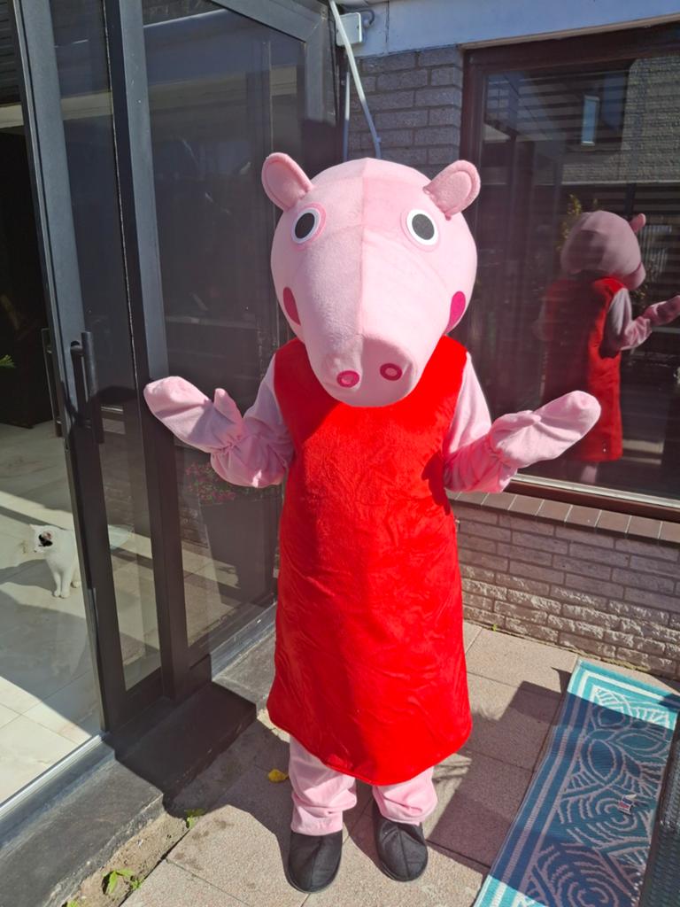 Peppa pig mascotte te huur, Ophalen, Zo goed als nieuw, Overige